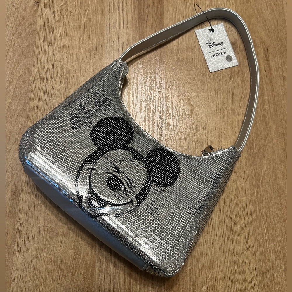 Disney x Forever21  Silver Sequin Shoulder Bag